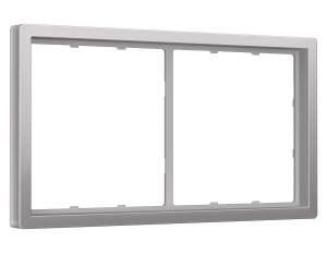 Рамка 2-постовая Ambrella Volt Sigma SF150502 сталь матовый