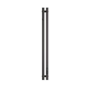 Полотенцесушитель электрический Indigo Style 2 PRO LSPRE90-8GFMRt с таймером, графит металлик, 90x8