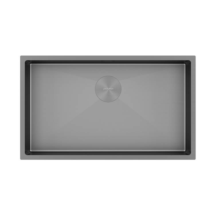 Мойка кухонная Paulmark Next 74 Uni PM217444-MG Матовый Серый, 74x44