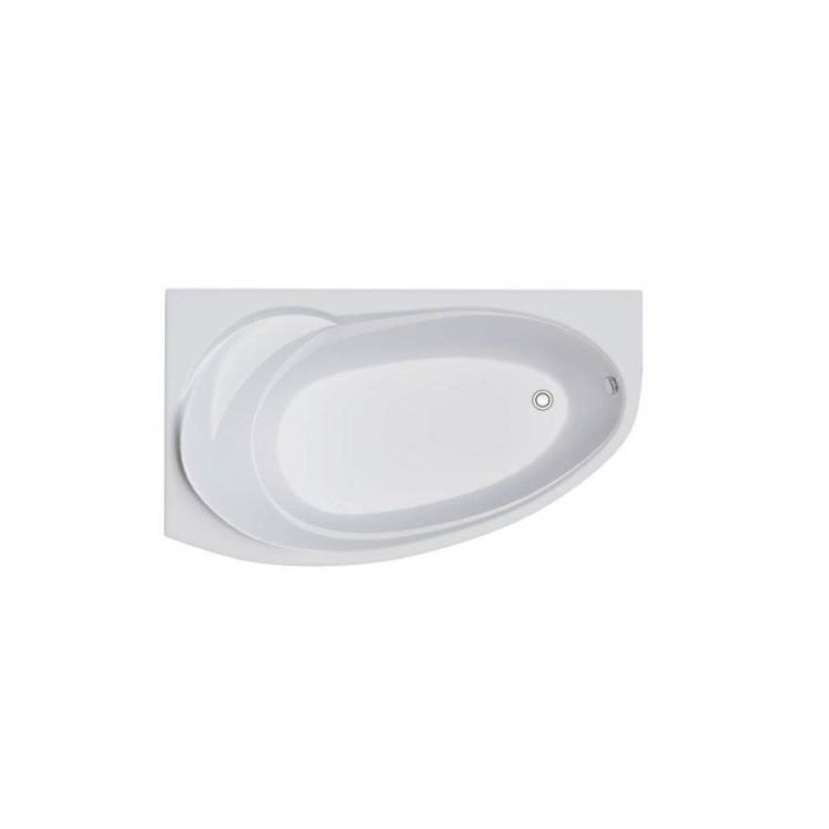 Акриловая ванна Creto Juliya 160x95 левая, с каркасом