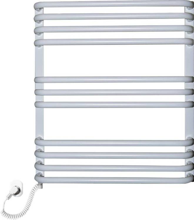 Полотенцесушитель электрический Luxrad Salto Invest 063672 60х53 L, белый, терморегулятор selmo pad