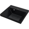 Раковина Uperwood Classic New RClassicNew50bg черная глянцевая, 50x45 фото 2