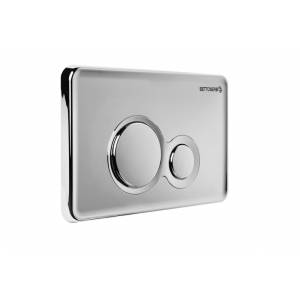 Кнопка смыва Bettoserb Sava Duo 40006463 хром матовый, хром глянец