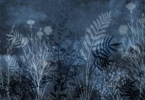 3D Фотообои Artegrafico «Композиция из полевых трав в холодных тонах» HRB-002 канвас