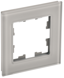 Рамка 1-постовая IEK Brite BR-M12-G-K30 дымчатый
