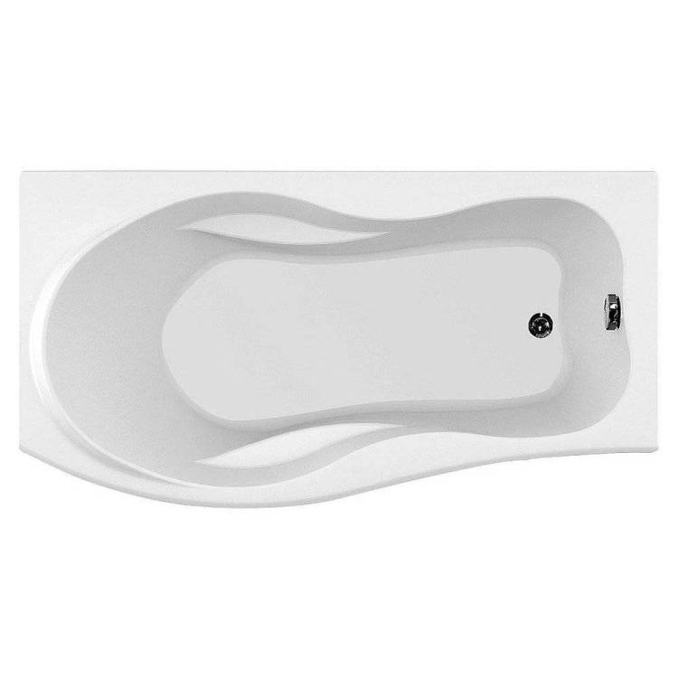 Акриловая ванна Aquanet Borneo 205286 170x90 левая, с каркасом