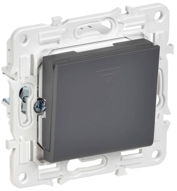 Выключатель карточный IEK Skandy SK-V11-0-10-K53 графит