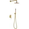 Душевой комплект Boheme Uno 464-MG Matt Gold, с внутренней частью