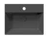 Раковина GSI Kube X 9431126 черный матовый, 50x47 фото 2