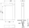 Смеситель для раковины Timo Selene 3011/16F белый матовый фото 2