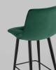 Набор из 2 полубарных стульев Stool Group Джанго vd-django-b19 X2 зеленый, велюр фото 7