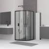 Душевой уголок RGW Classic CL-53-B 800x800x1850 профиль черный фото 2