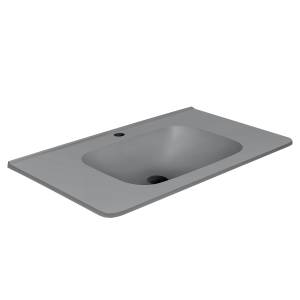 Раковина Vincea VCB-2VP800G серый, 80x47.2