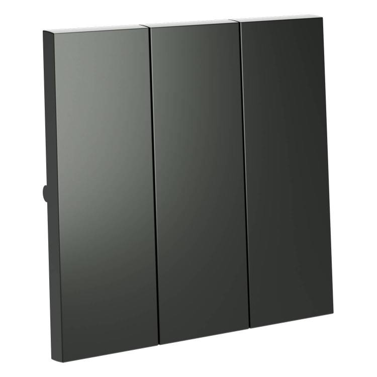 Клавиши для 3-клавишного выключателя Voltum S70 VLS000506 титан