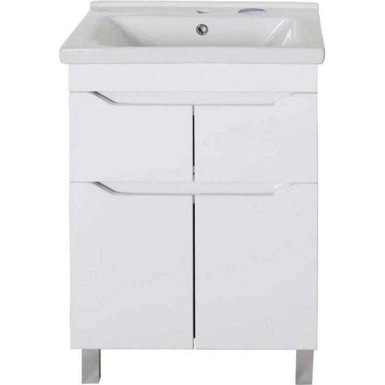 Тумба с раковиной ASB-Mebel Бари 60-2.2 белая