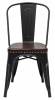 Стул Stool Group Tolix Soft LF818C MATTE BLACK 3474+PU7005 черный матовый фото 2