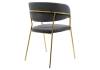 Стул Woodville Kamelia 11777 grey / gold фото 9