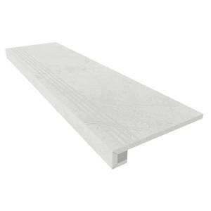 Ступень Ametis by Estima Marmulla 34879 Set/Steptrade/MA01_NS/33x120/S1/Riser/MA01_NS/14,5x120 33x120 прямоугольная с бортиком+Подступенок 14.5x120