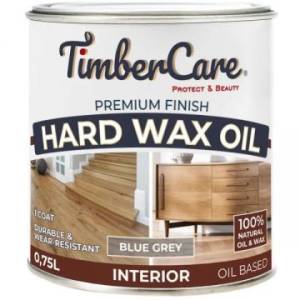 Защитное масло с твердым воском TimberCare Hard Wax Oil Серый холодный/Blue gray 0.75 л