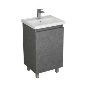 Тумба с раковиной Uncoria Моро 50 55031 темный камень
