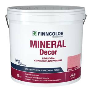 Штукатурка структурная декоративная Finncolor Mineral Decor шуба 1.5 мм KTA 16 кг