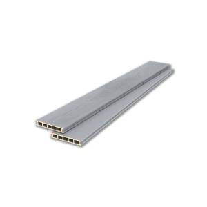 Террасная доска Lecole ДПК Natur+Wide Серый 4000x145x25