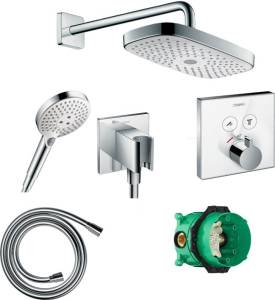 Душевой комплект Hansgrohe Raindance Select E 300 27385400+26530400+26486000+28272000+15738400+1800180