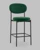Стул полубарный Stool Group Бриф DD AV 477-C69-9005 (PP) зеленый, велюр фото 2