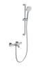 Смеситель для ванны Wonzon & Woghand WW-C2006-A-CR с душевым гарнитуром и термостатом, хром
