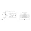 Верхний душ Vincea Inspire VSHD-3I4CMB черный матовый фото 5
