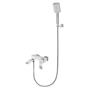 Смеситель для ванны Grocenberg GB8007WC белый, хром