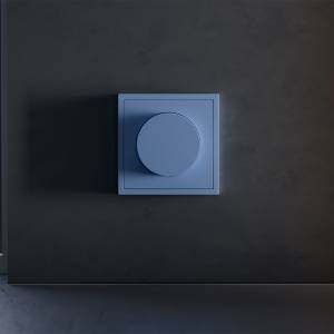 Лицевая панель для светорегулятора поворотно-нажимного Voltum S70 VLS002015 деним