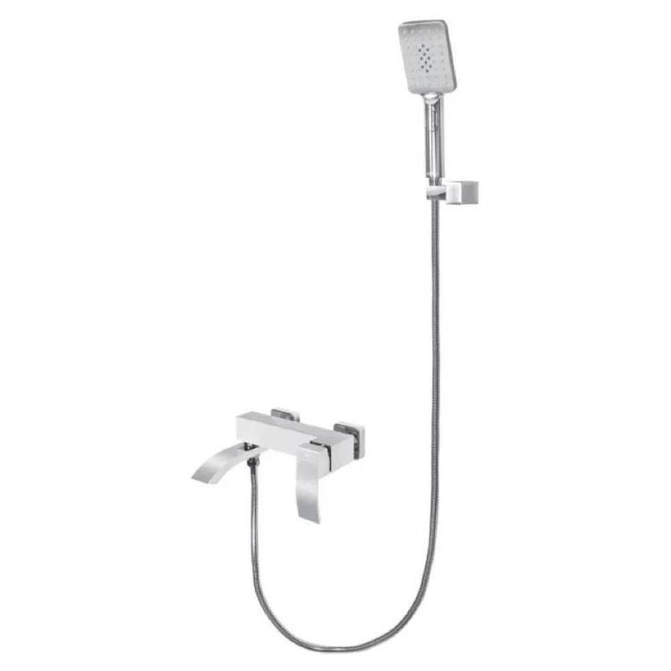 Смеситель для ванны Grocenberg GB8007WC белый, хром