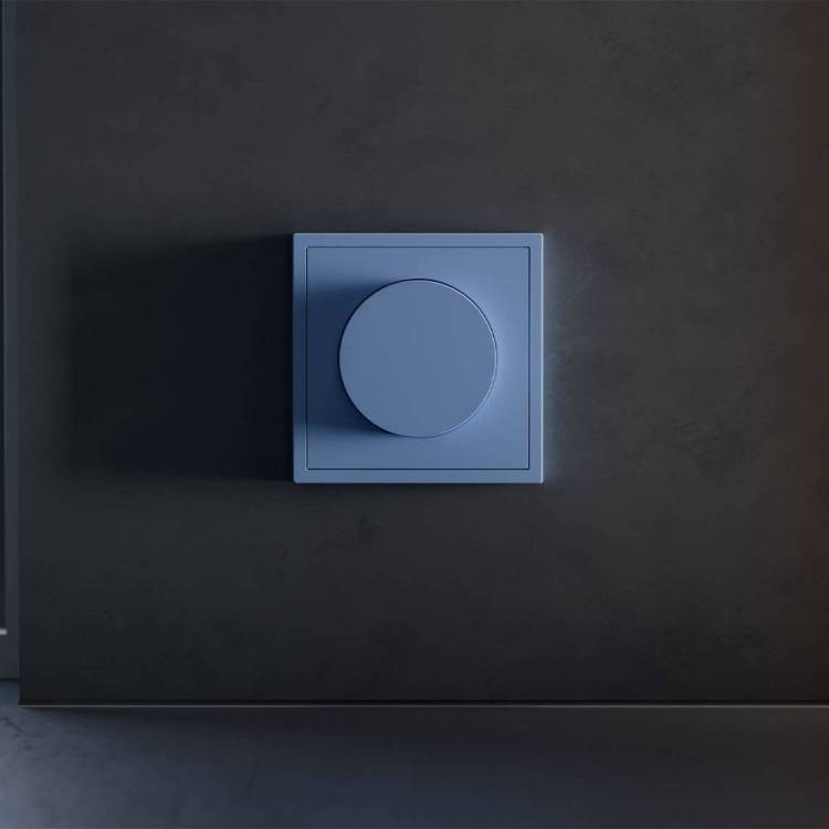 Лицевая панель для светорегулятора поворотно-нажимного Voltum S70 VLS002015 деним