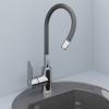 Смеситель для кухни Avrora Kitchen AV9002B с высоким гибким изливом, хром фото 3