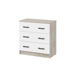 Комод Интерьер-Центр Ронда КМ-02 00-00185418 дуб крафт серый, белый