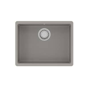 Кухонная мойка Lemark SINARA 540-U 9910075 подстольного монтажа из кварцгранита грей