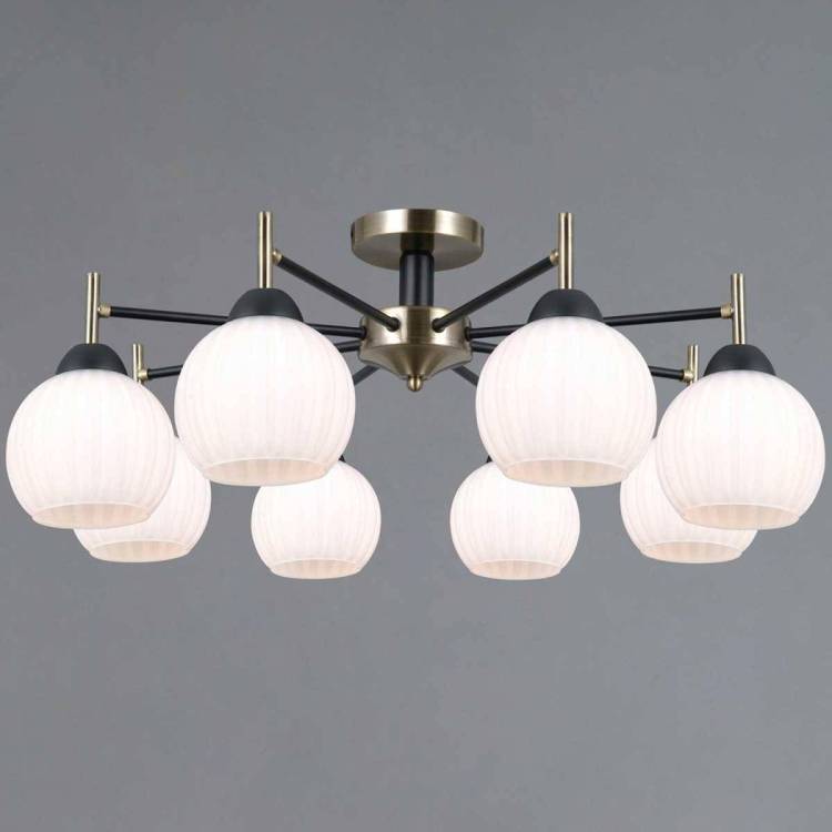 Потолочный светильник Illumico IL0579-8CSQ-25 BK AB TRENTO