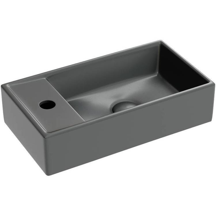 Рукомойник Ceramica Nova Element CN6051RMDH 40 см, антрацит матовая