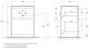 Тумба с раковиной Belbagno Kraft KRAFT-600-2C-PIA-RT 60x46x83 Rovere Tabacco напольная с фрезерованными ручками по всей длине фасада с двумя выкатными ящиками фото 4