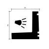 Карниз гибкий Европласт 1.50.226 200x5.5x5.5 фото 2