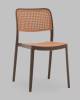 Стул Stool Group Yona PP-296 brown 36025 коричневый, пластиковый фото 2