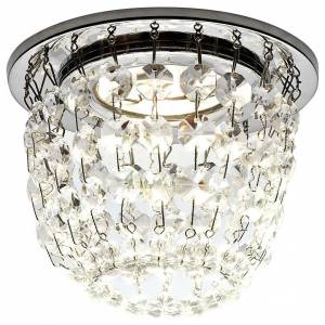 Встраиваемый светильник Ambrella Crystal K2075 CH/CL