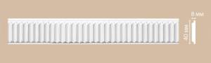 Молдинг c рисунком DECOMASTER 98642 240x0.8x4