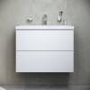 Тумба с раковиной AM.PM Gem 75 подвесная, белый глянец, с 2 ящиками