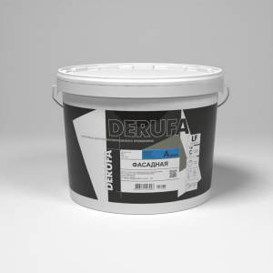 Краска фасадная Derufa Фасадная Оптима база C 9 л