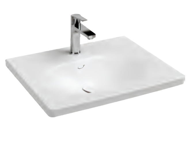 Раковина Isvea SistemaS 61 10SS50061SV белая, 61x46.5