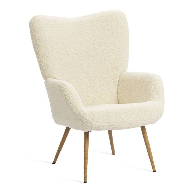 Кресло лаунж Tetchair Agnet 25717 бежевый/натуральный