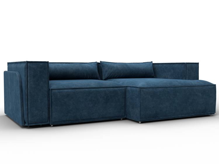 Диван угловой Лига Диванов Лига-061 131147 Синий