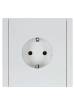 Розетка 1-местная с заземлением и шторками IEK Forte&Piano FP-R14-16-K01 белый фото 5